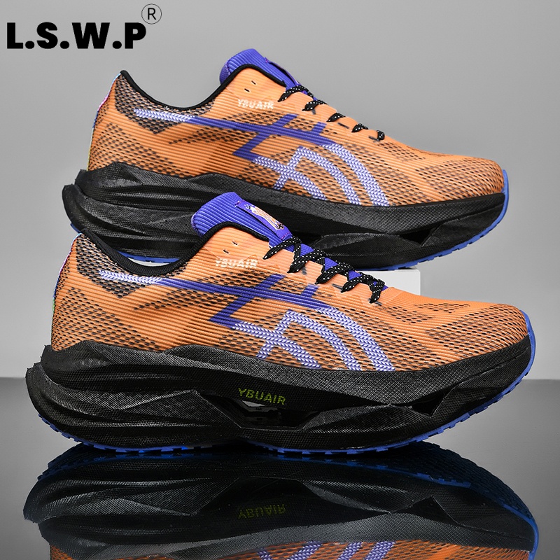 Carbon Plate Marathon Racing Shoes - Tênis esportivos casuais masculinos, tênis de
