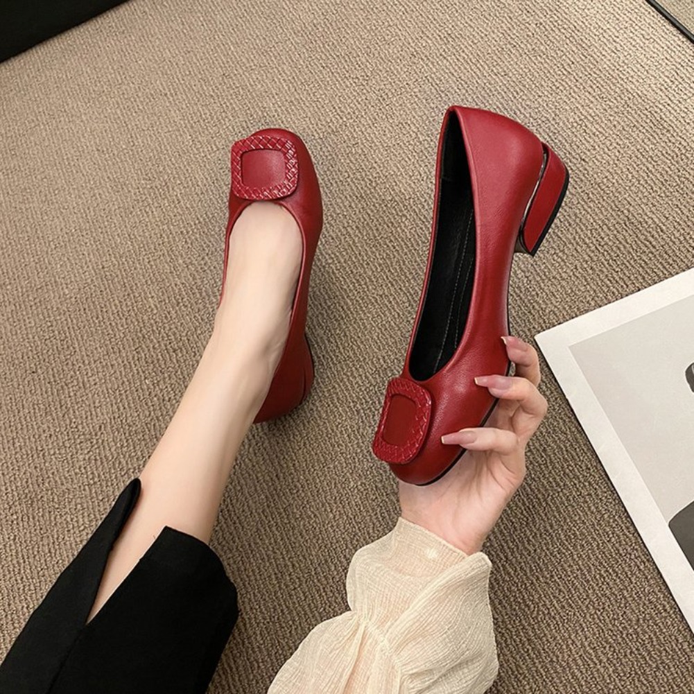 Sapatos de Couro Macio com Sol - Heels avaliação e preço